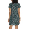 ENJOYNIGHT Womens Nightgown Cotton Sleep Shirt Short Sleeve Nightshirt(Green Flower)