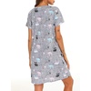 ENJOYNIGHT Womens Nightgown Cotton Sleep Shirt Short Sleeve Nightshirt(New Owl)